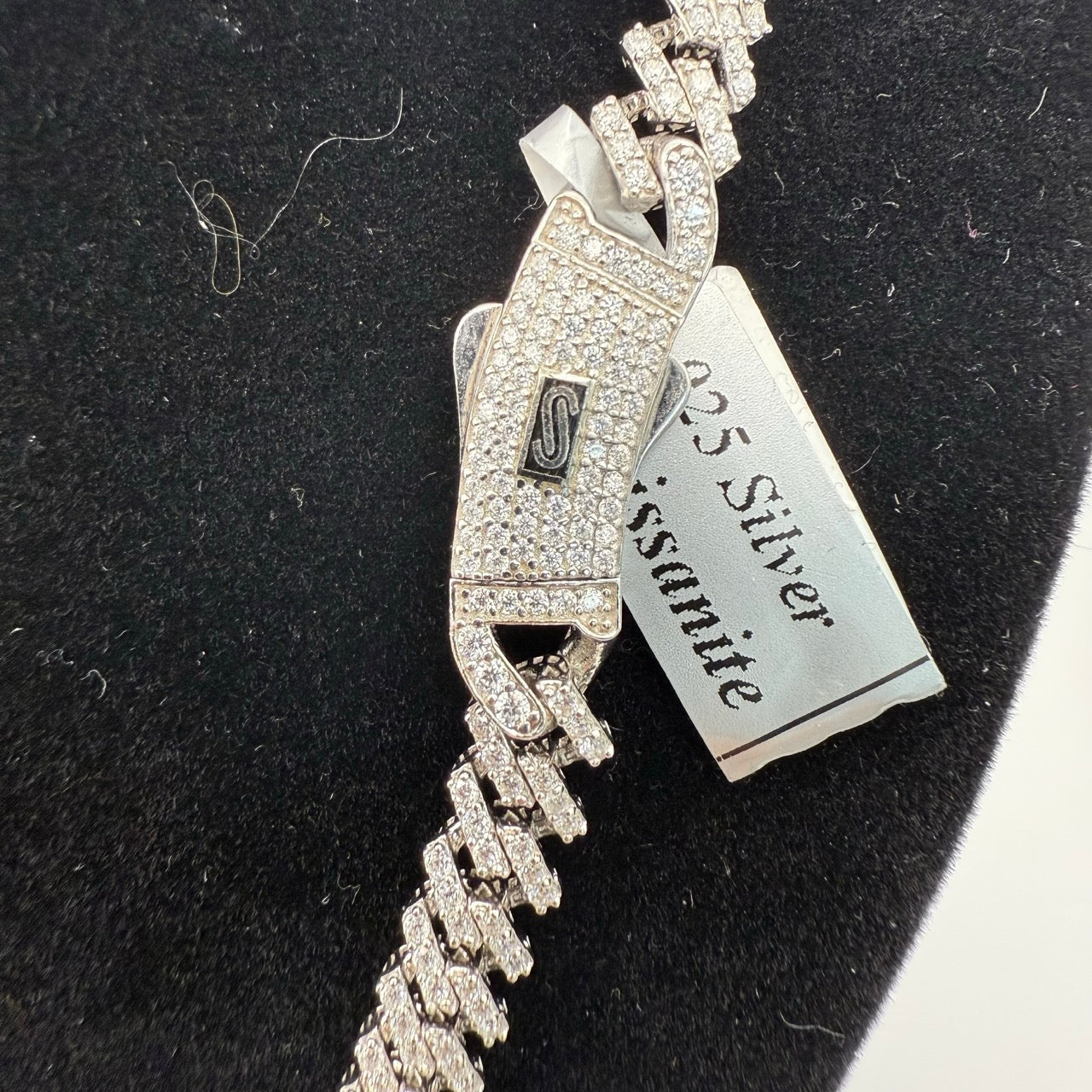 7mm 22" Moissanite Monaco Cuban Chain
