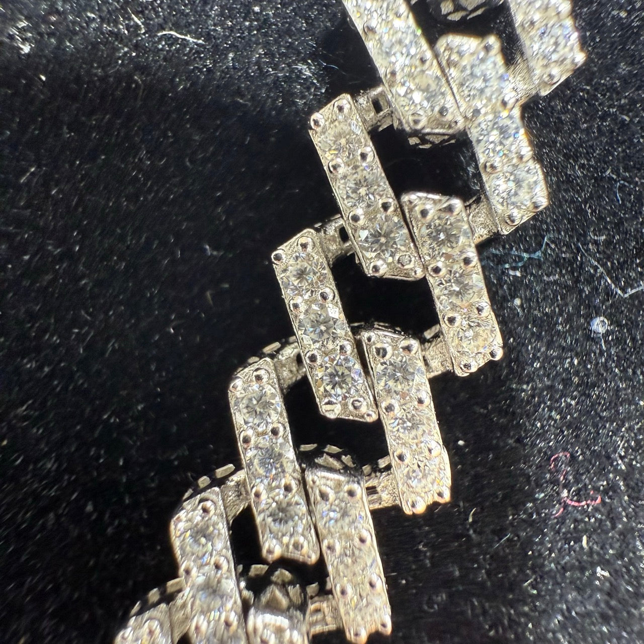 7mm 22" Moissanite Monaco Cuban Chain