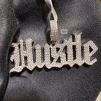 Moissanite HUSTLE Pendant