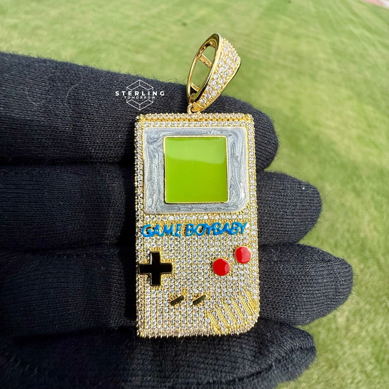 Retro Gaming Iced Out Pendant