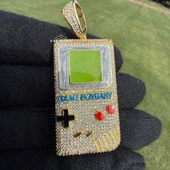 Retro Gaming Iced Out Pendant