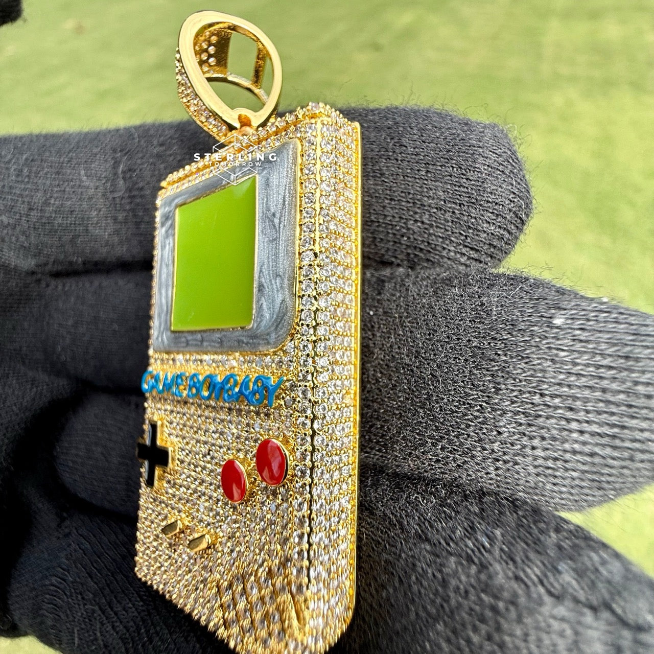 Retro Gaming Iced Out Pendant