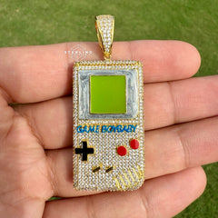 Retro Gaming Iced Out Pendant