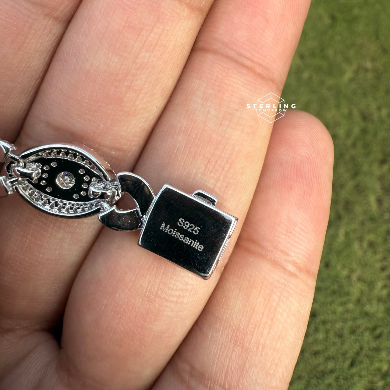 Moissanite Marquis Evil Eye Infinity Bracelet