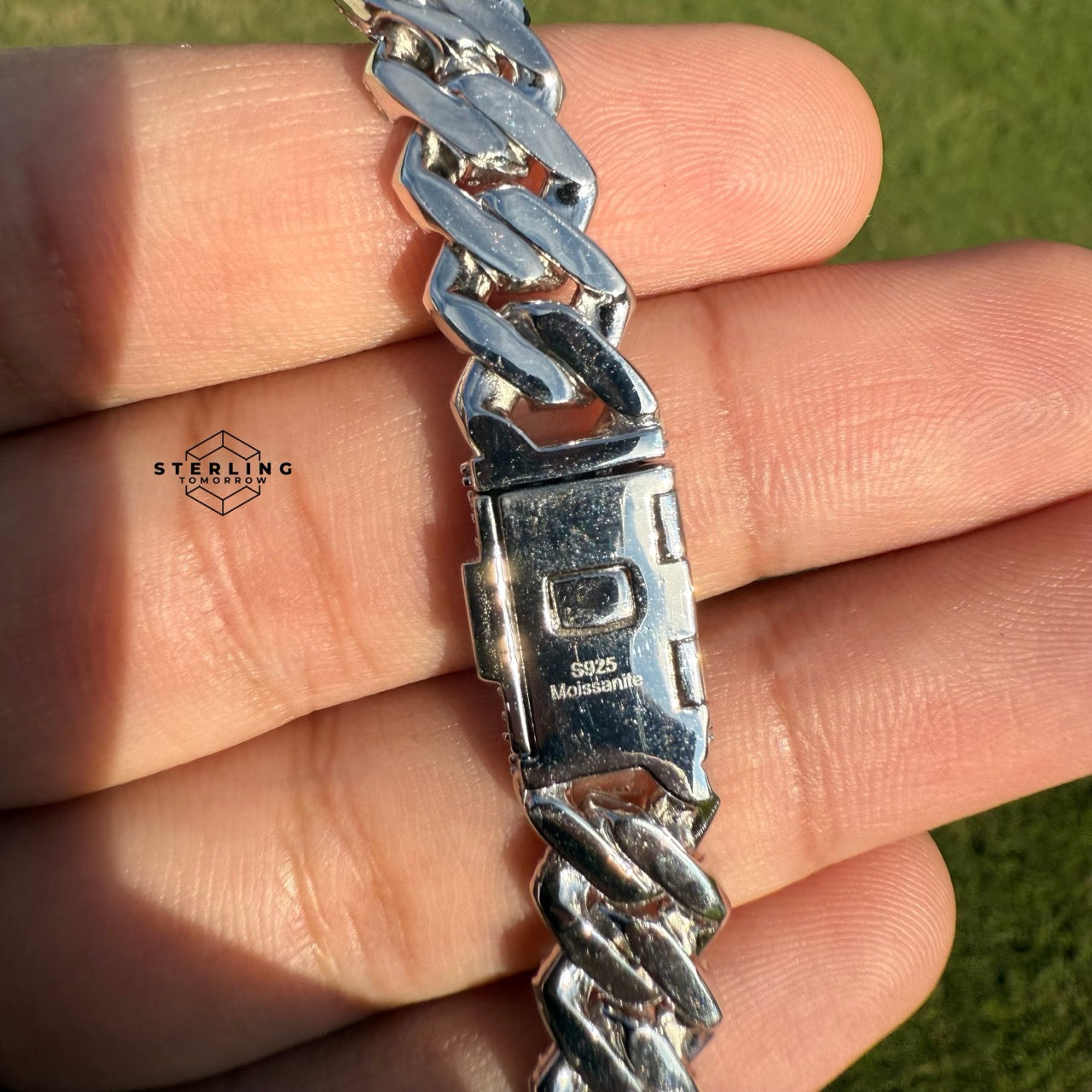 Moissanite 10mm Miami Cuban 3D Solitaire Bracelet 8"