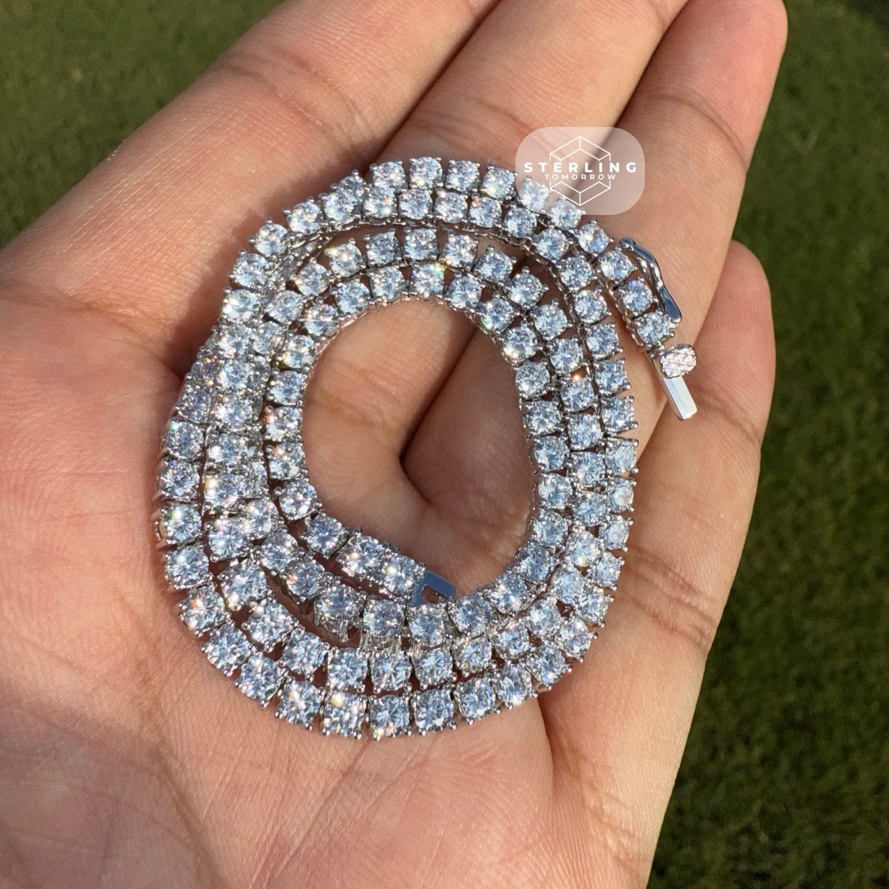 3mm Moissanite Tennis Chain