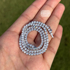 3mm Moissanite Tennis Chain