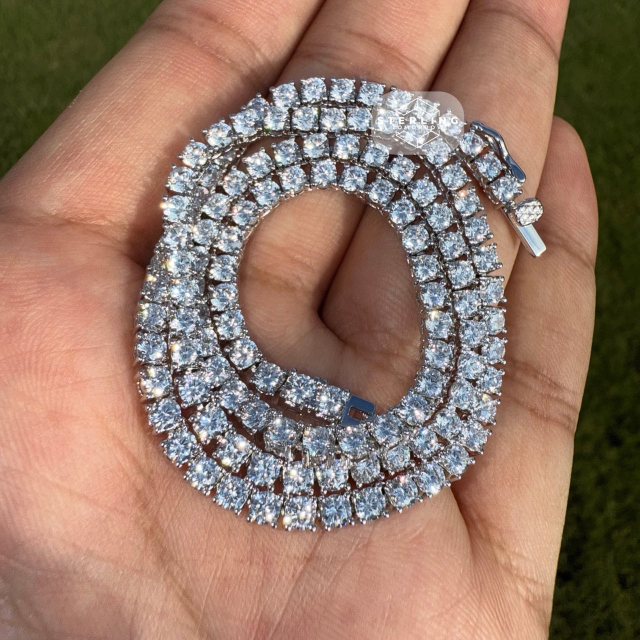 3mm Moissanite Tennis Chain