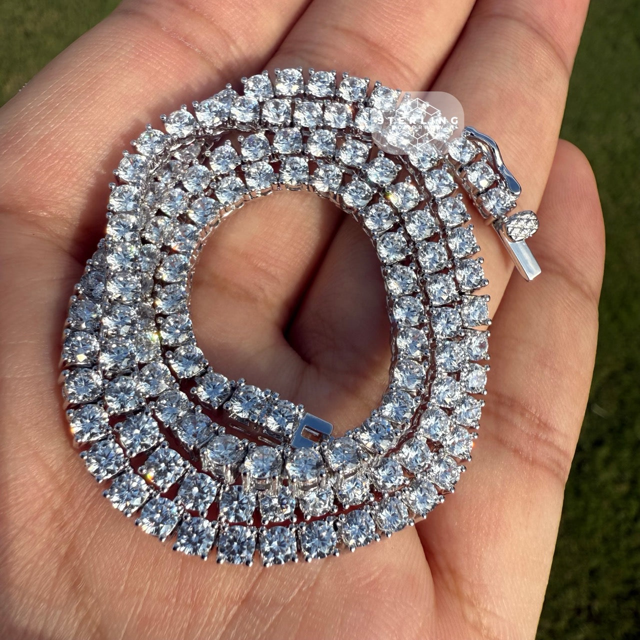 3mm Moissanite Tennis Chain