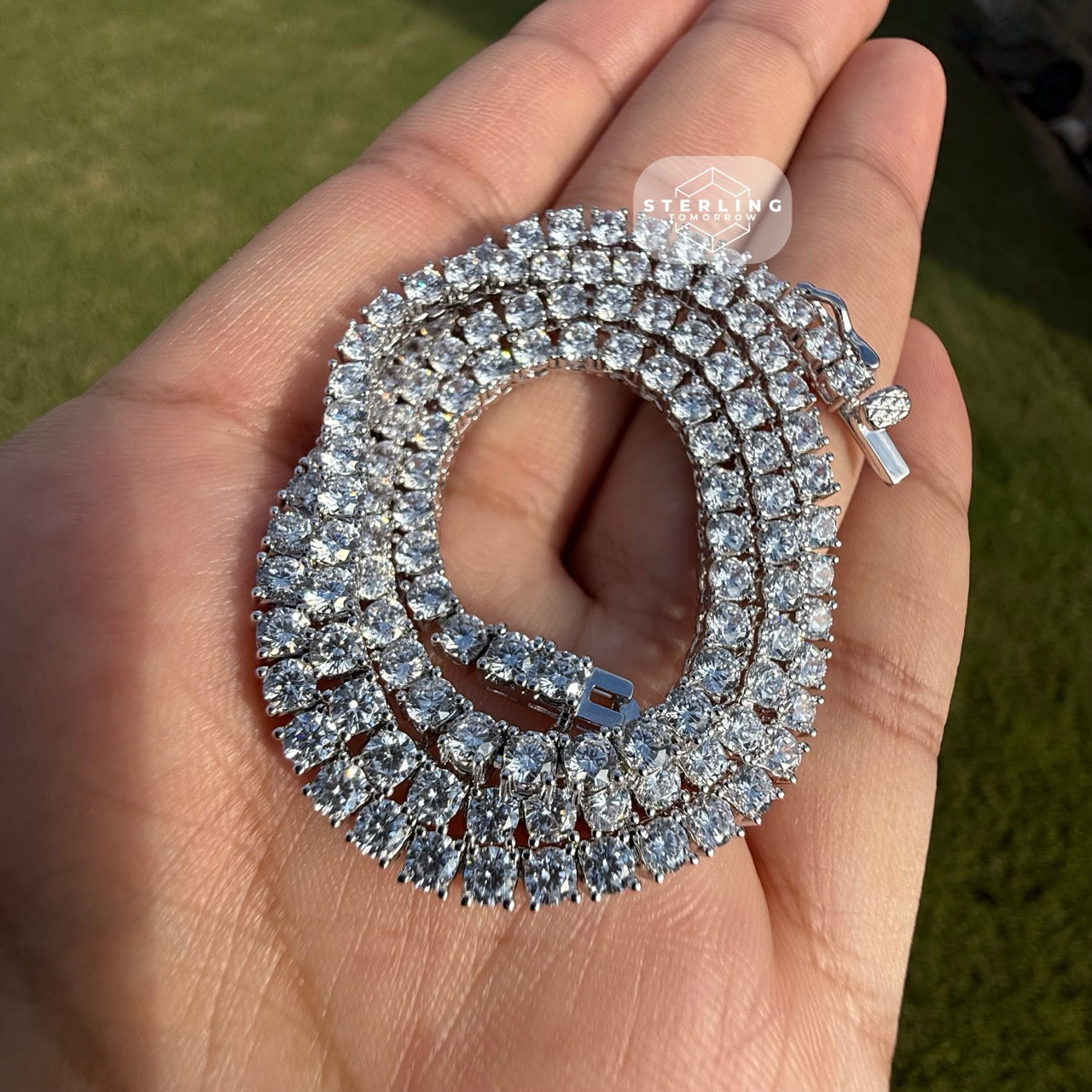 3mm Moissanite Tennis Chain