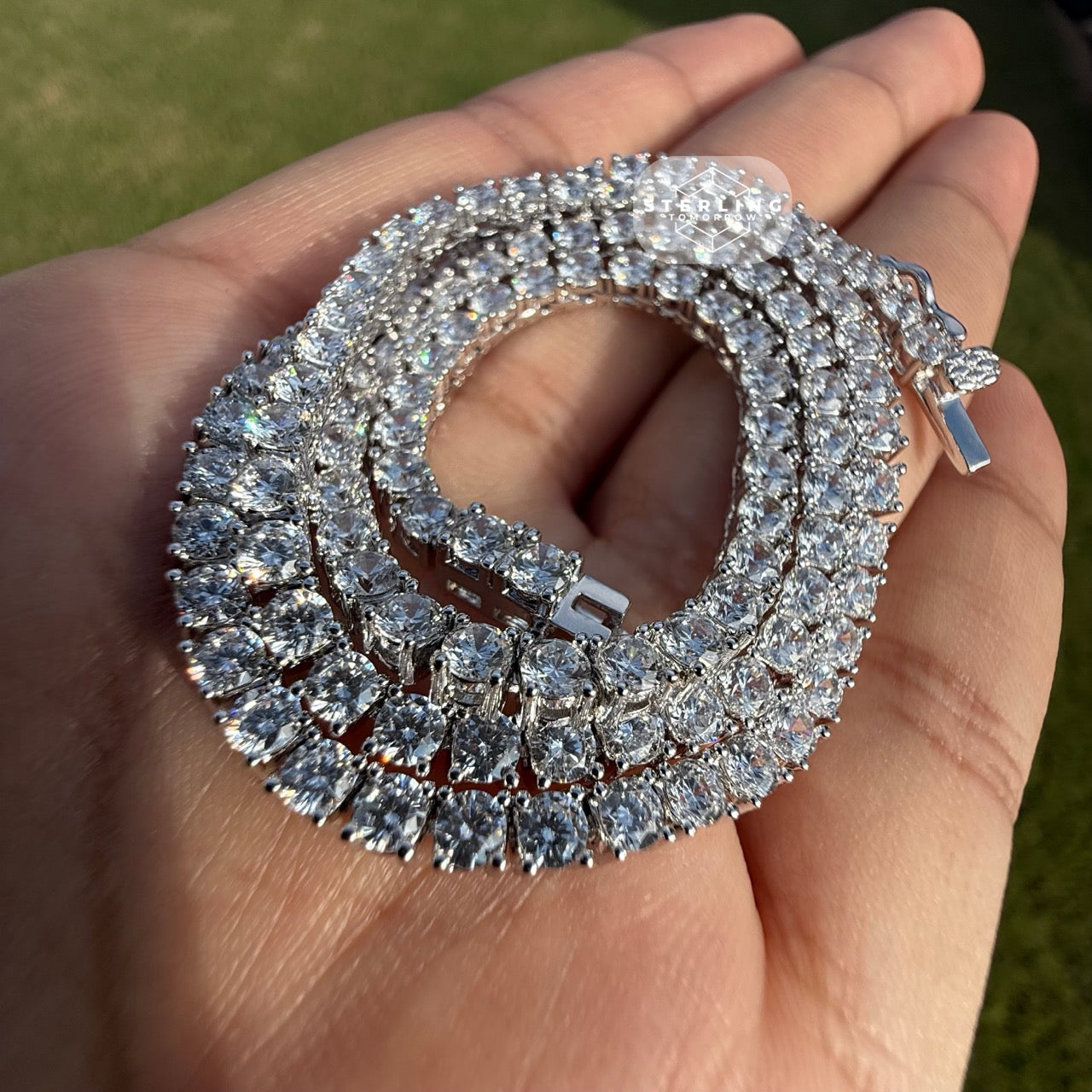 3mm Moissanite Tennis Chain
