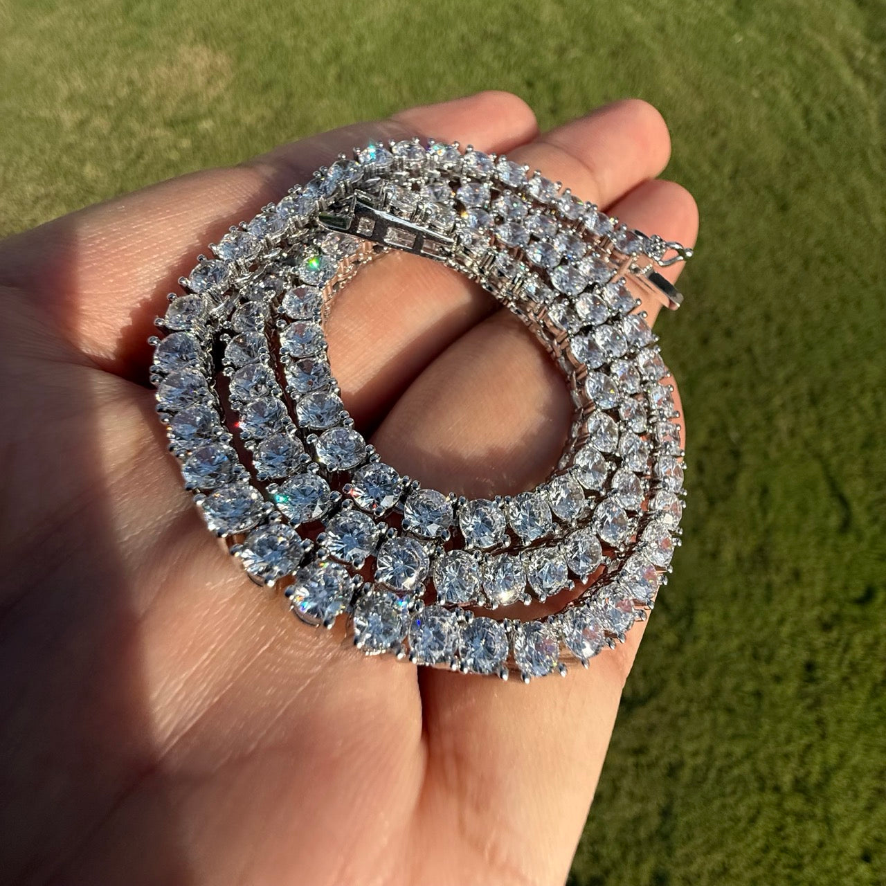 4mm Moissanite Tennis Chain