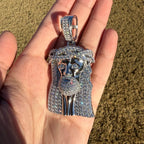 Moissanite 3" Jesus Pendant