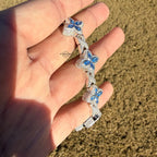 Moissanite Marquis Star Bracelet 17mm 8"