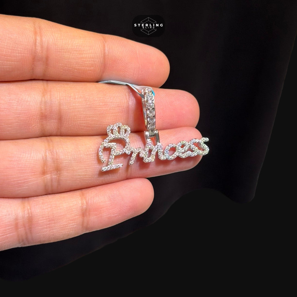 Moissanite Princess Pendant