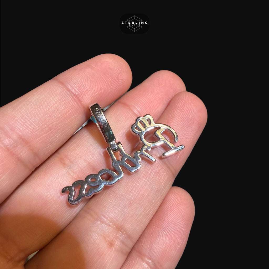 Moissanite Princess Pendant