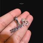 Moissanite Princess Pendant