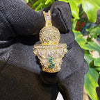 Basketball & Money Iced Out Bling Hip Hop Pendant