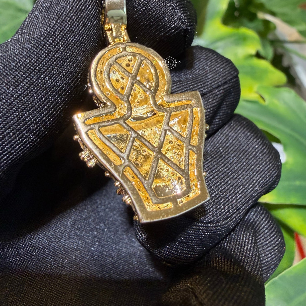 Basketball & Money Iced Out Bling Hip Hop Pendant