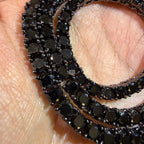 4mm Black Iced CZ Tennis Chain