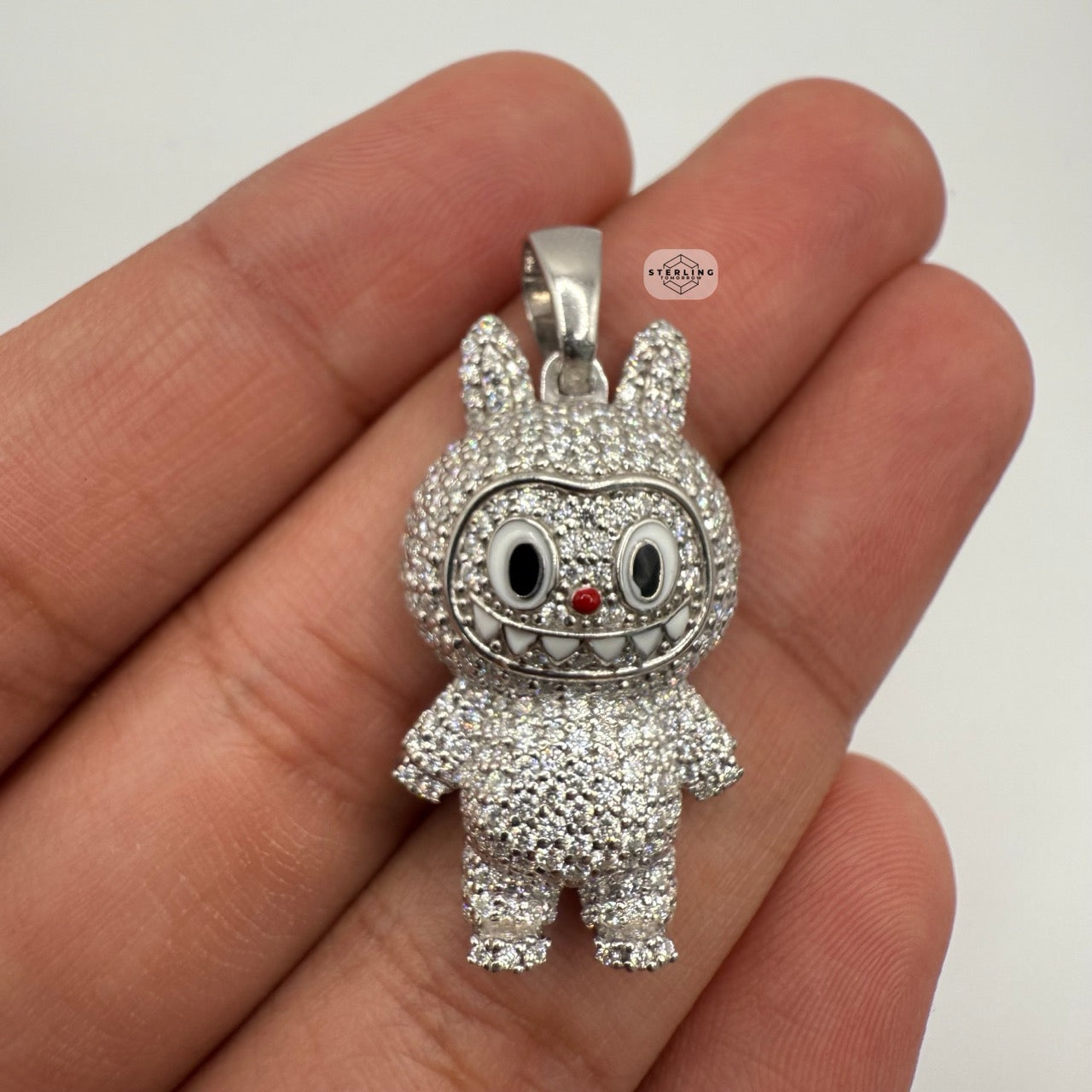 Monster Bunny Iced Out Pendant