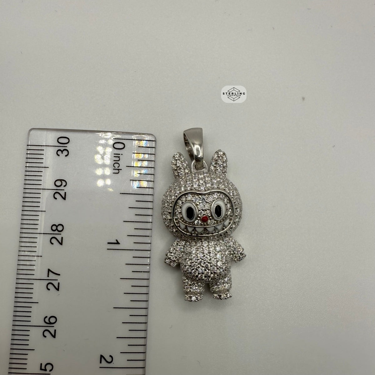 Monster Bunny Iced Out Pendant