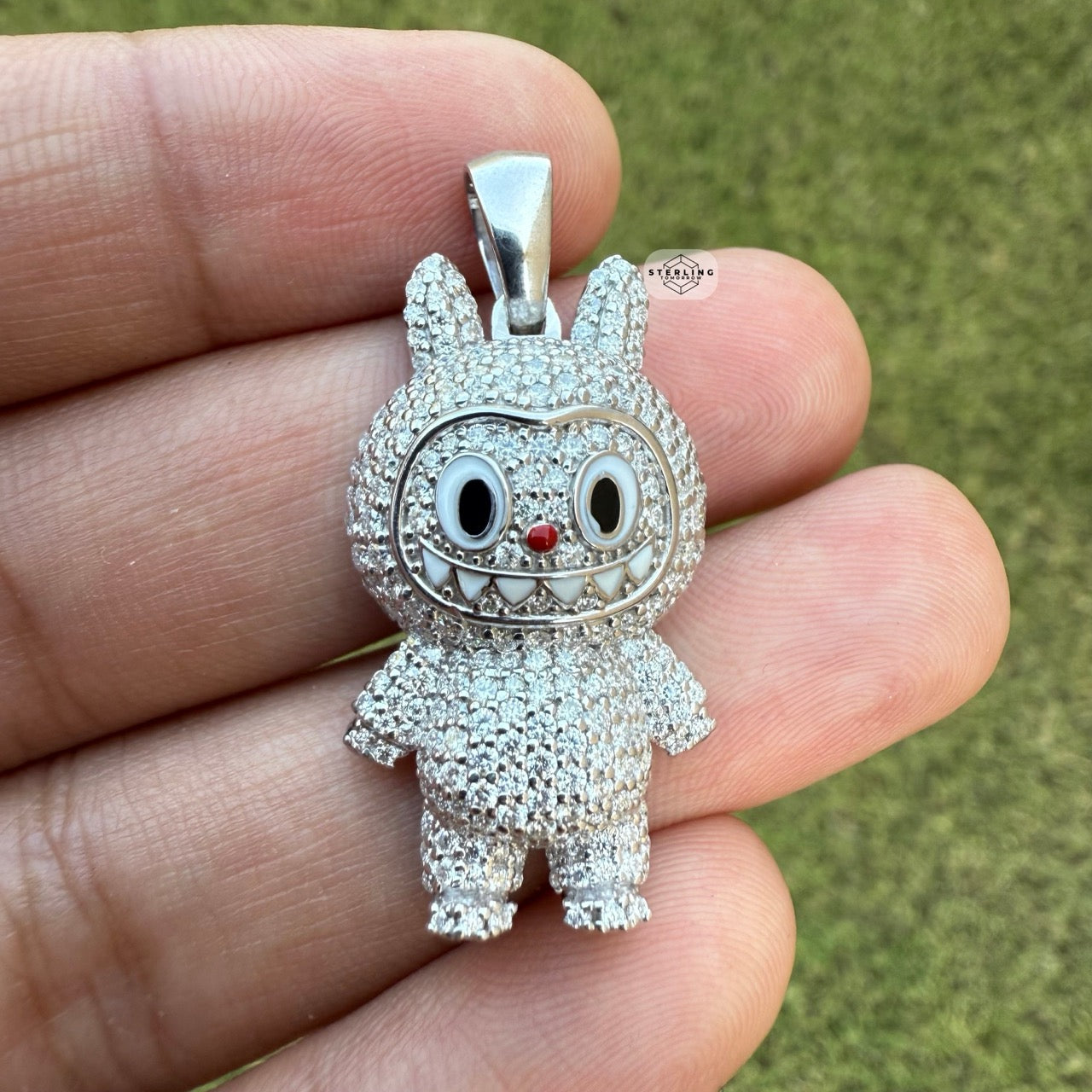 Monster Bunny Iced Out Pendant