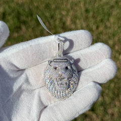 Lion Moissanite Custom Pendant
