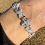Marquis Star Infinity Bracelet - White - 925 Sterling Silver