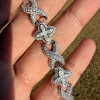 Marquis Star Infinity Bracelet - White - 925 Sterling Silver