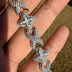 Marquis Star Infinity Bracelet - White - 925 Sterling Silver