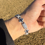 Marquis Star Infinity Bracelet - Blue - 925 Sterling Silver