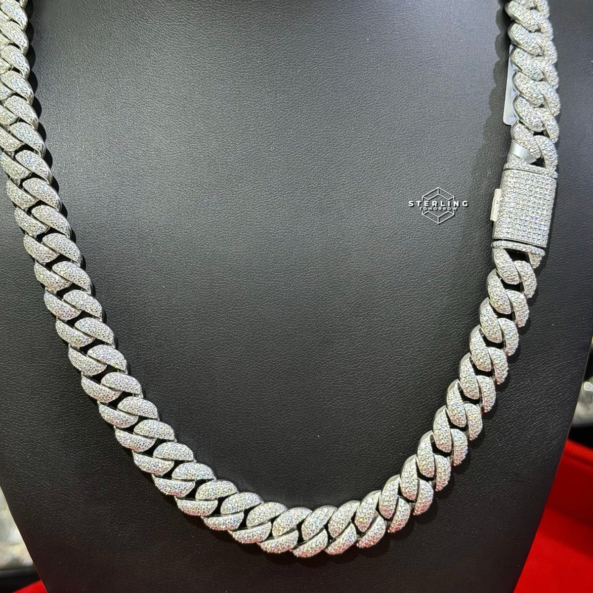 12mm Moissanite Miami Cuban Chain