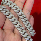 12mm Moissanite Miami Cuban Chain