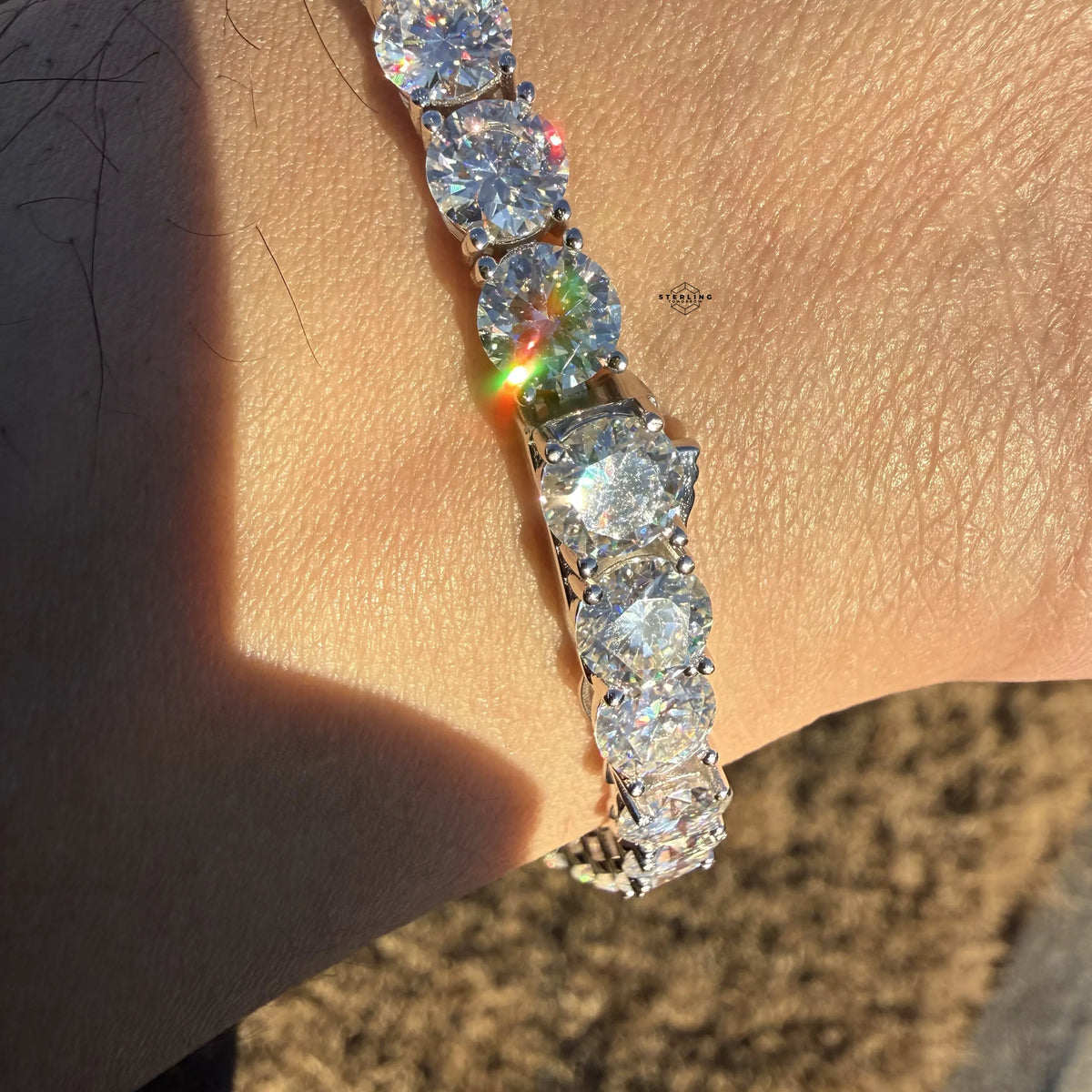 Moissanite 6mm Tennis Bracelet