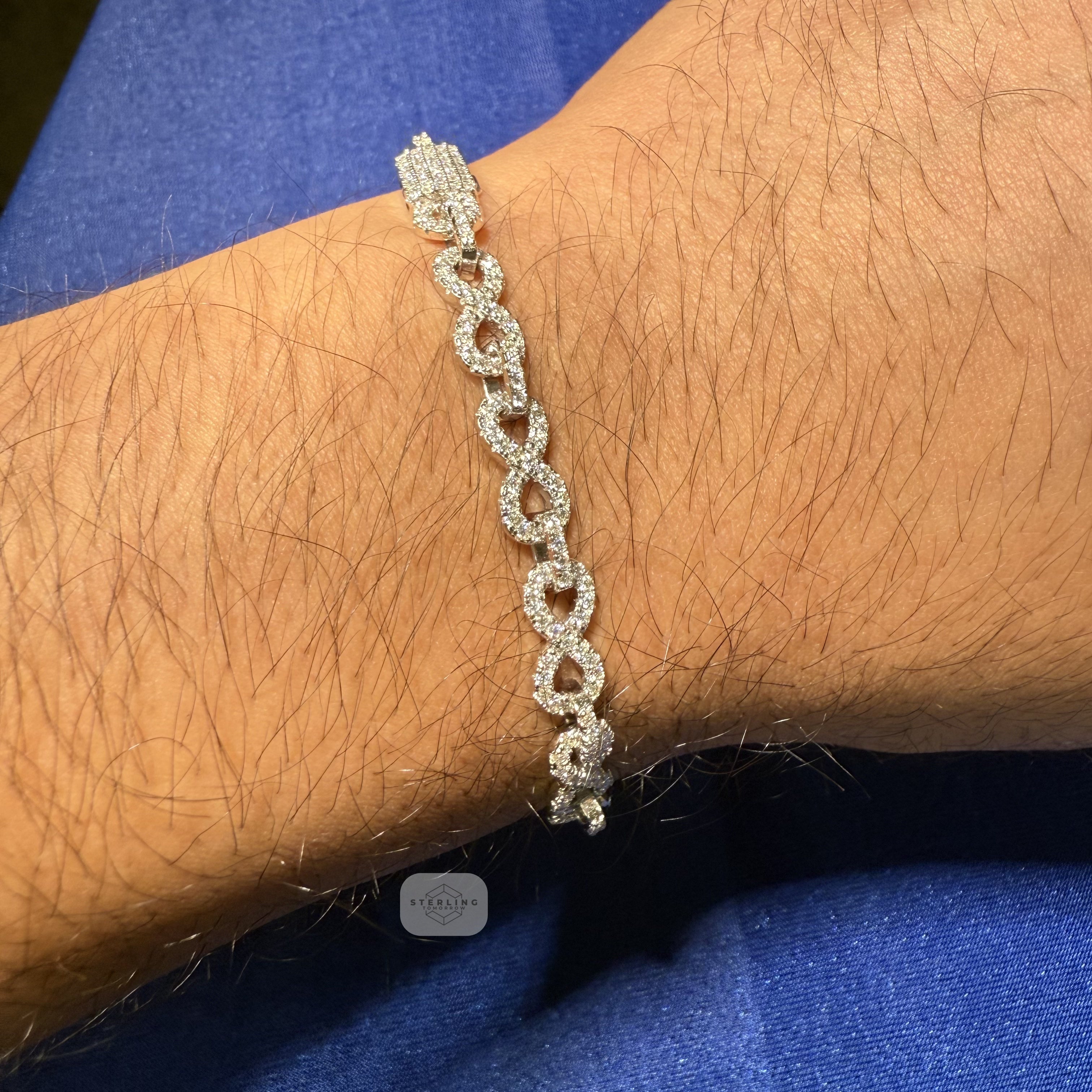 Infinity 6mm Moissanite Bracelet