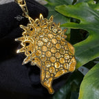Iced Jesus Pendant Crown of Thorns CZ Diamond Hip Hop Chain Gold Plated Religious Bling Necklace Streetwear Jewelry Rope Chain