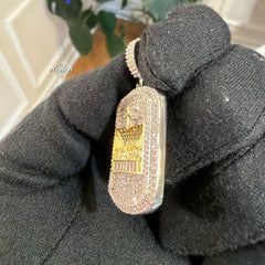 Iced Last Supper Pendant CZ Diamond Hip Hop Chain Gold & White Gold Plated Religious Bling Necklace Streetwear Jewelry Rope Chain