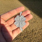 Moissanite Shamrock Pendant