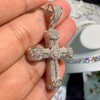 Moissanite Cross Pendant