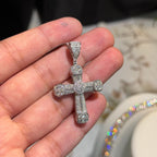 Moissanite Cross Pendant