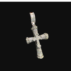Moissanite Cross Pendant