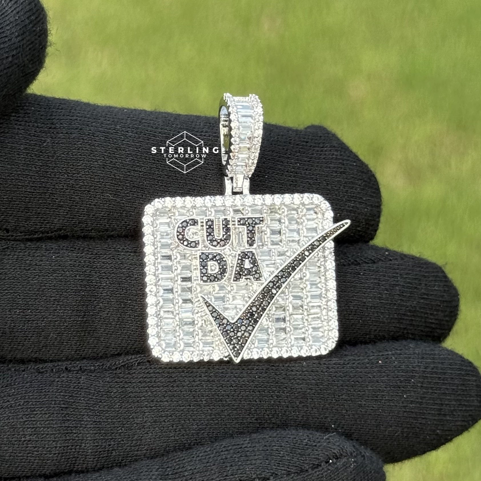 "Cut Da Check" Bling Hop Hop Statement Pendant