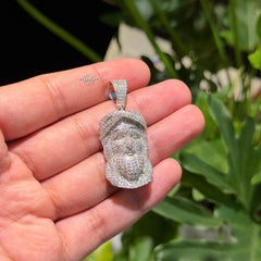 Moissanite Jesus Iced Out Pendant