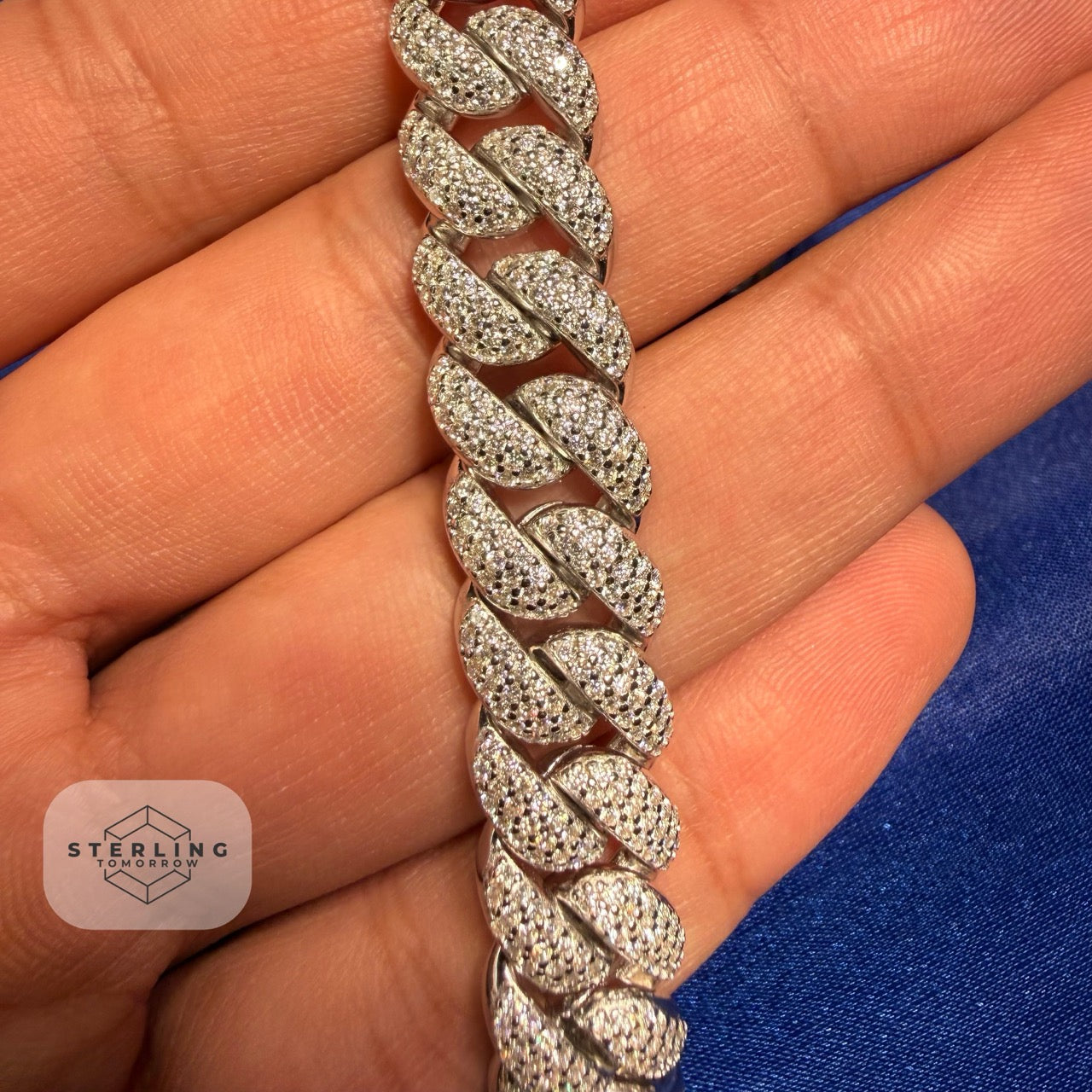 12mm Moissanite Miami Cuban Chain