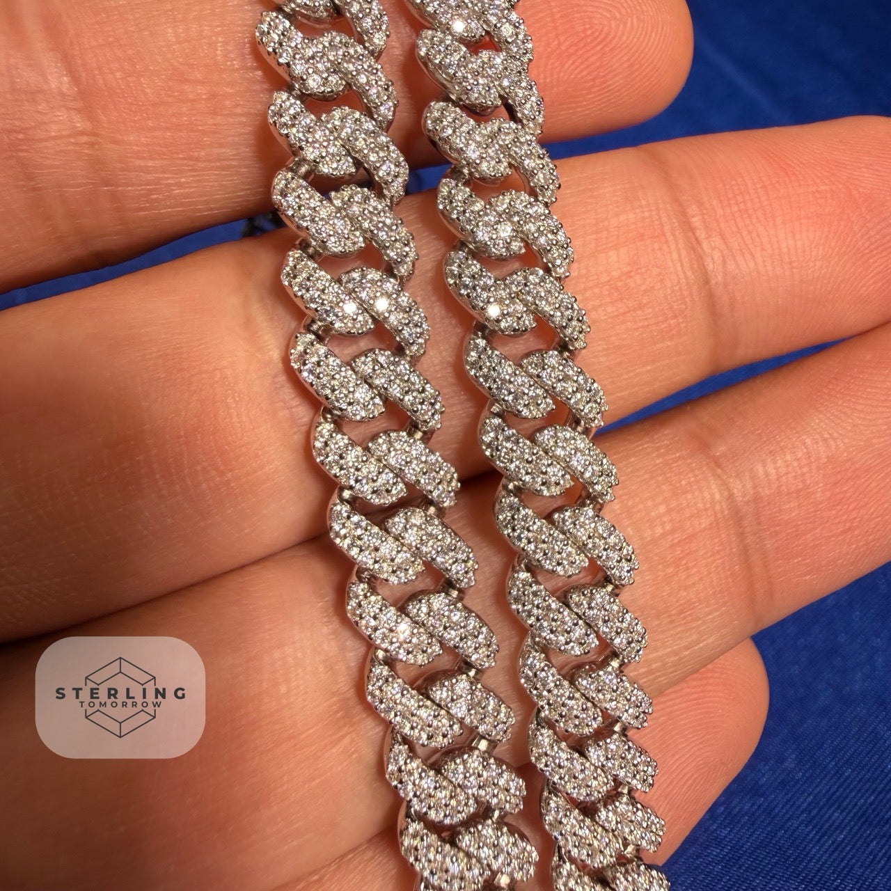 8mm Moissanite Miami Cuban Chain