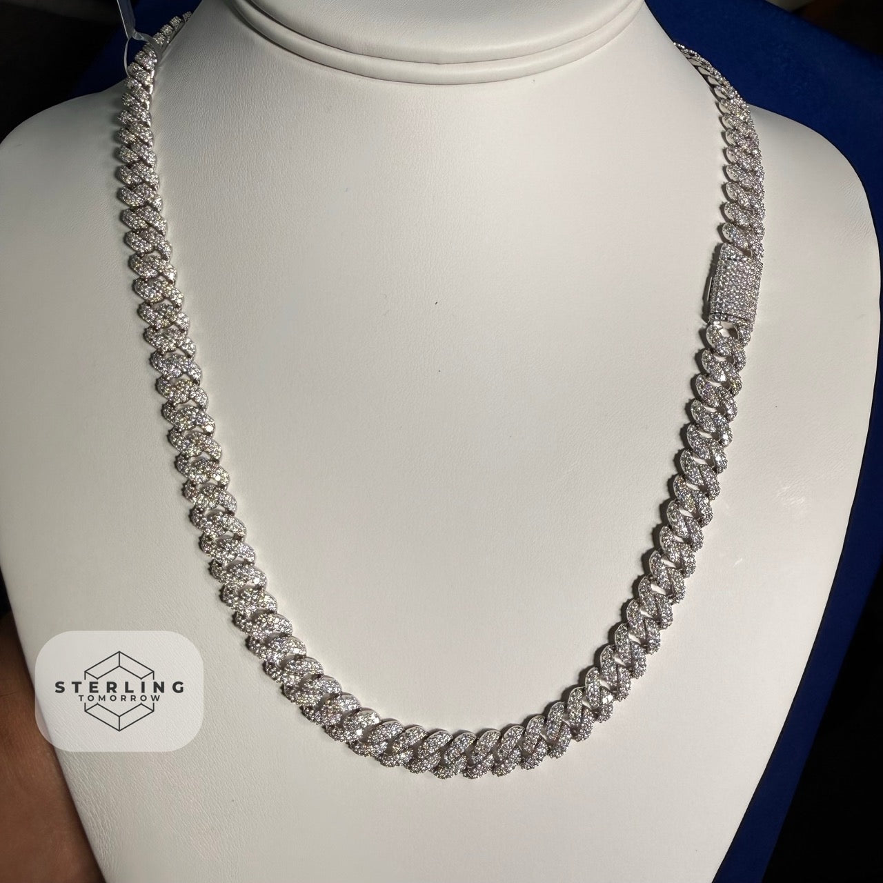 8mm Moissanite Miami Cuban Chain