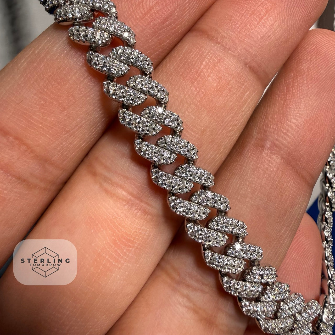 8mm Moissanite Miami Cuban Chain