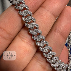 8mm Moissanite Miami Cuban Chain