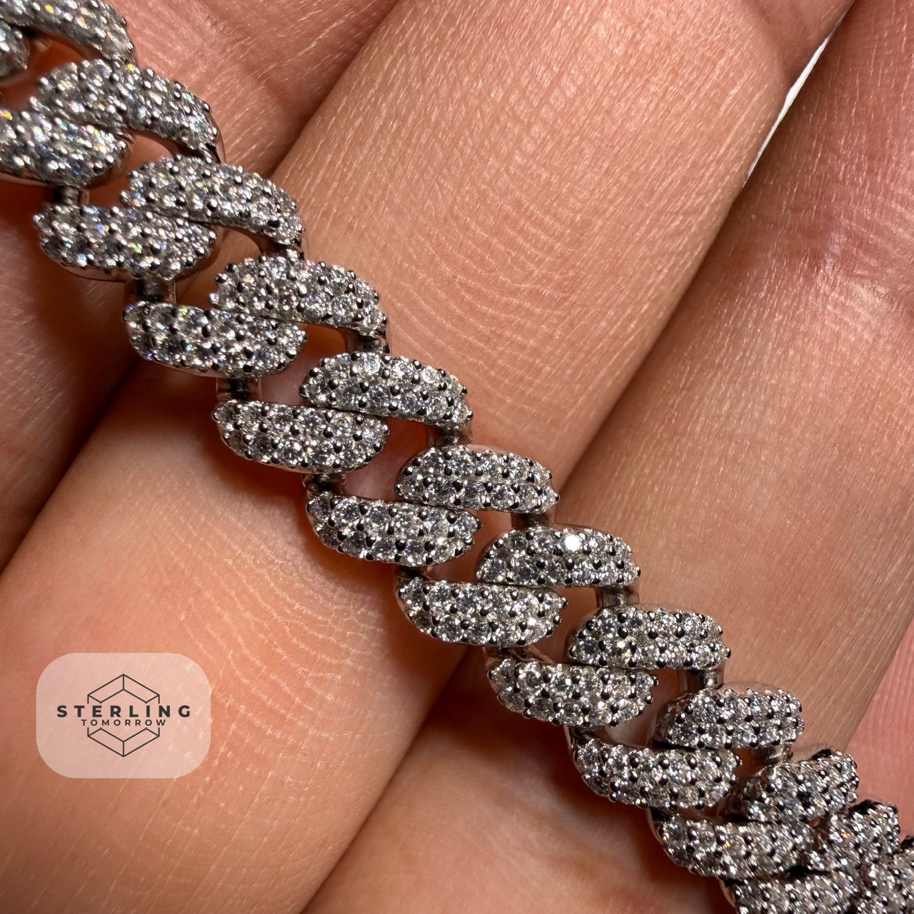 8mm Moissanite Miami Cuban Chain